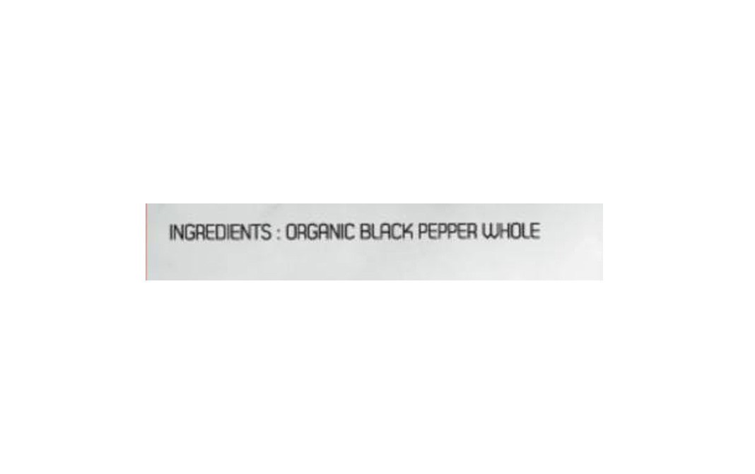 Only Organic Black Pepper Whole    Pack  100 grams